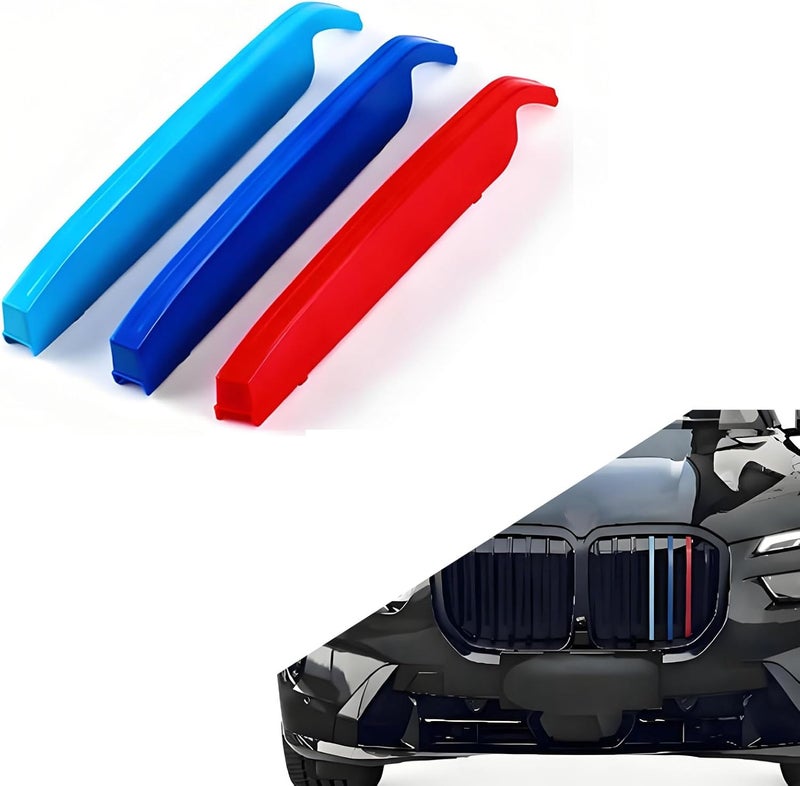 WITRRTIW Automotive grille Insert Trims Strips Front Center Kidney Grilles Compatible with 2023-2024 BMW G07 X7 7-Beam grille insert accessories - Image 1